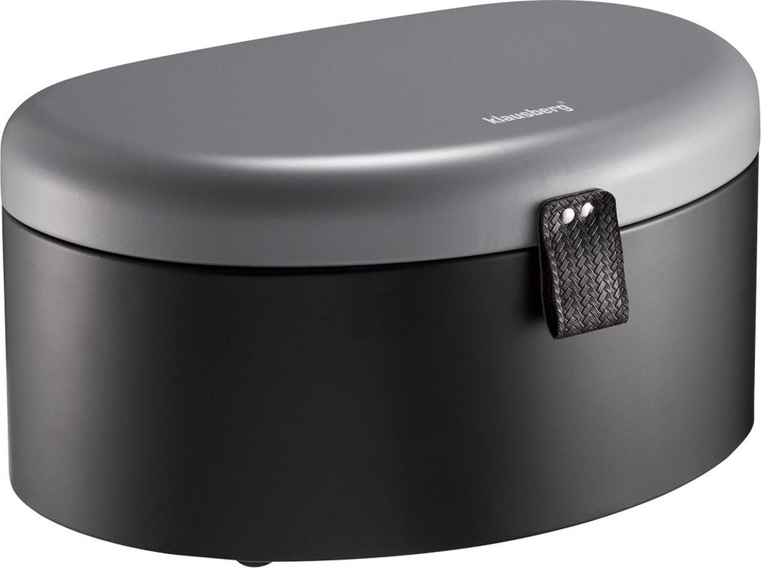Klausberg 7576 - Bread bin - black / grey