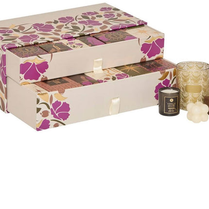 Adventskalender Deko & Kerzen - 24 Überraschungen Düfte und Deko - Stimmungsvolles Geschenkset