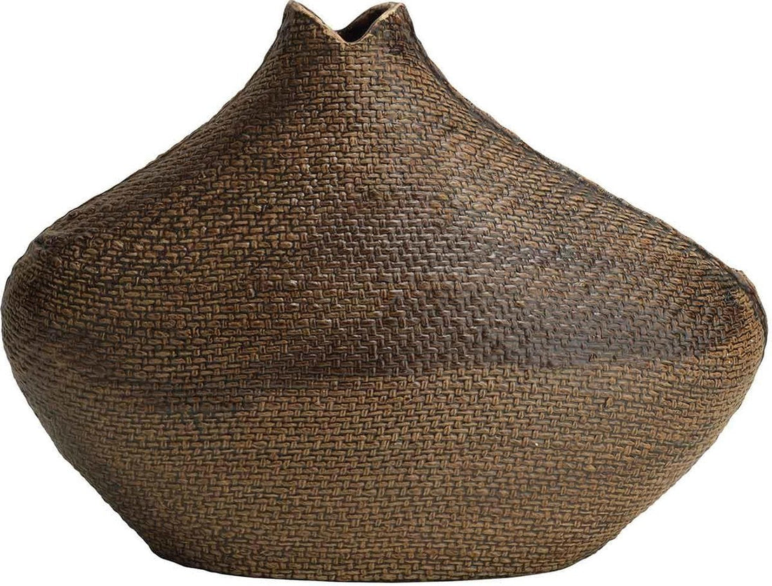 Cosy @ home Vase brown 30x11xh22cm earthenware