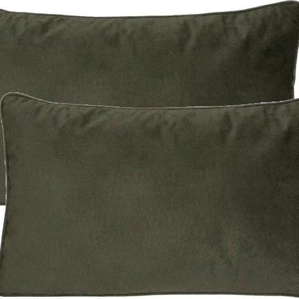 Atmosphera Bank-/Sitzkissen Sophia - 2er-Set - 30 x 50 cm - Polyester mit Reißverschluss