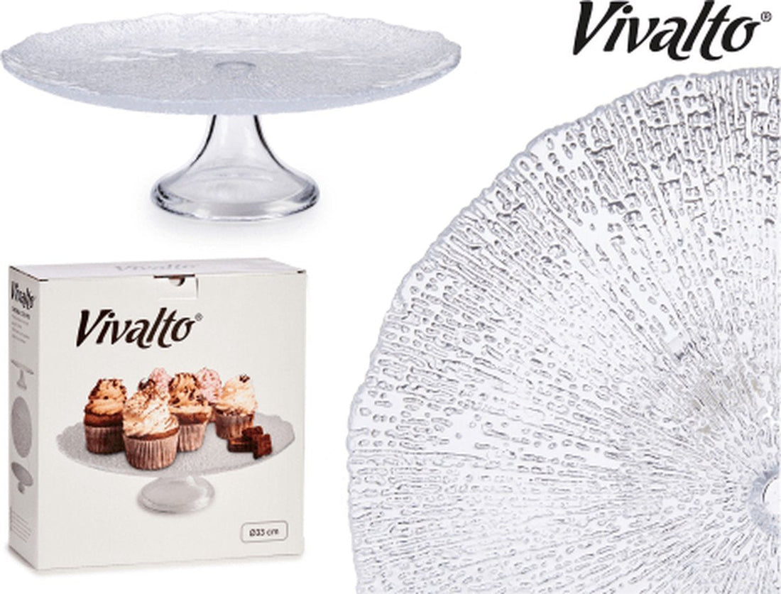 Plat à gâteau Rio Cristal 33 cm