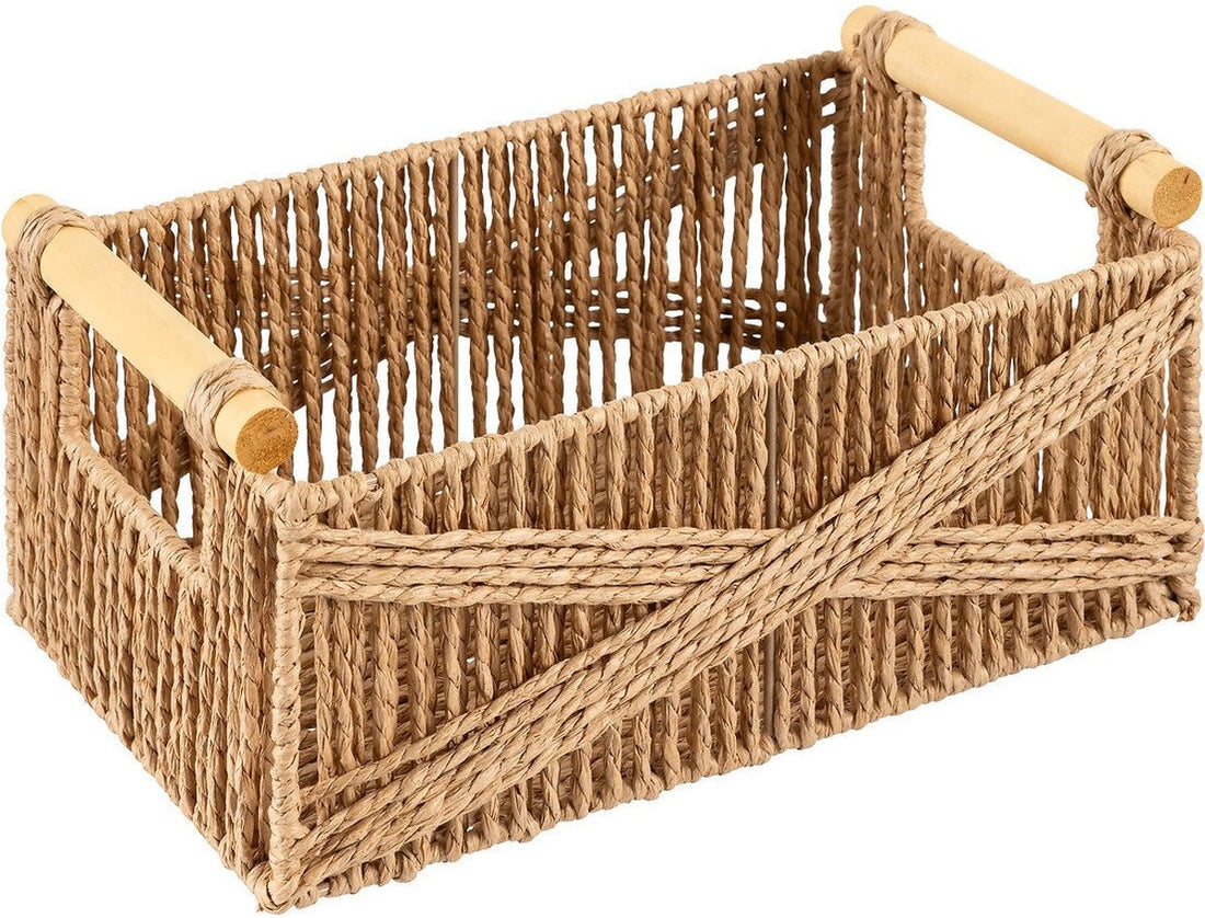 Paniers de rangement Atmosphera Eugène - Lot de 3 - 26/31/36 cm - Beige