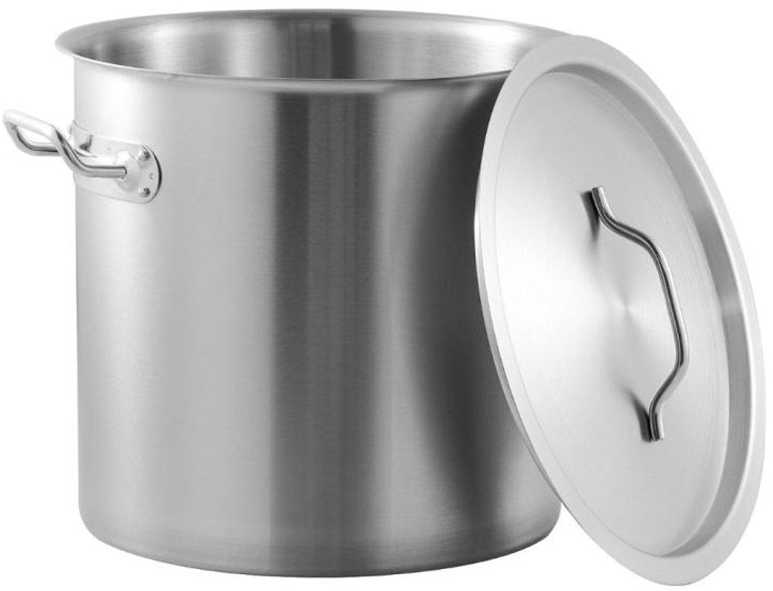Kinghoff KH-1961 grote kookpan 17 liter – Ø 28 cm, rvs, ook inductie