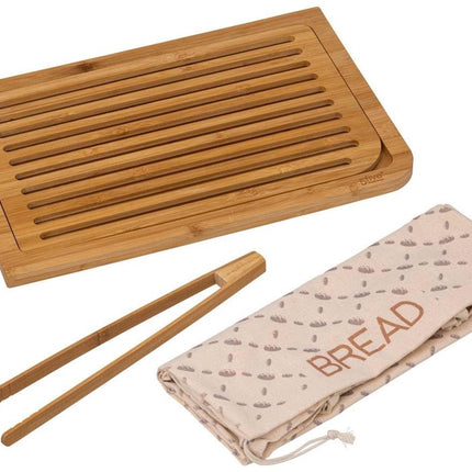 Brotschneidebrett mit Zubehör Bambus 40x27cm - 5 five simply smart