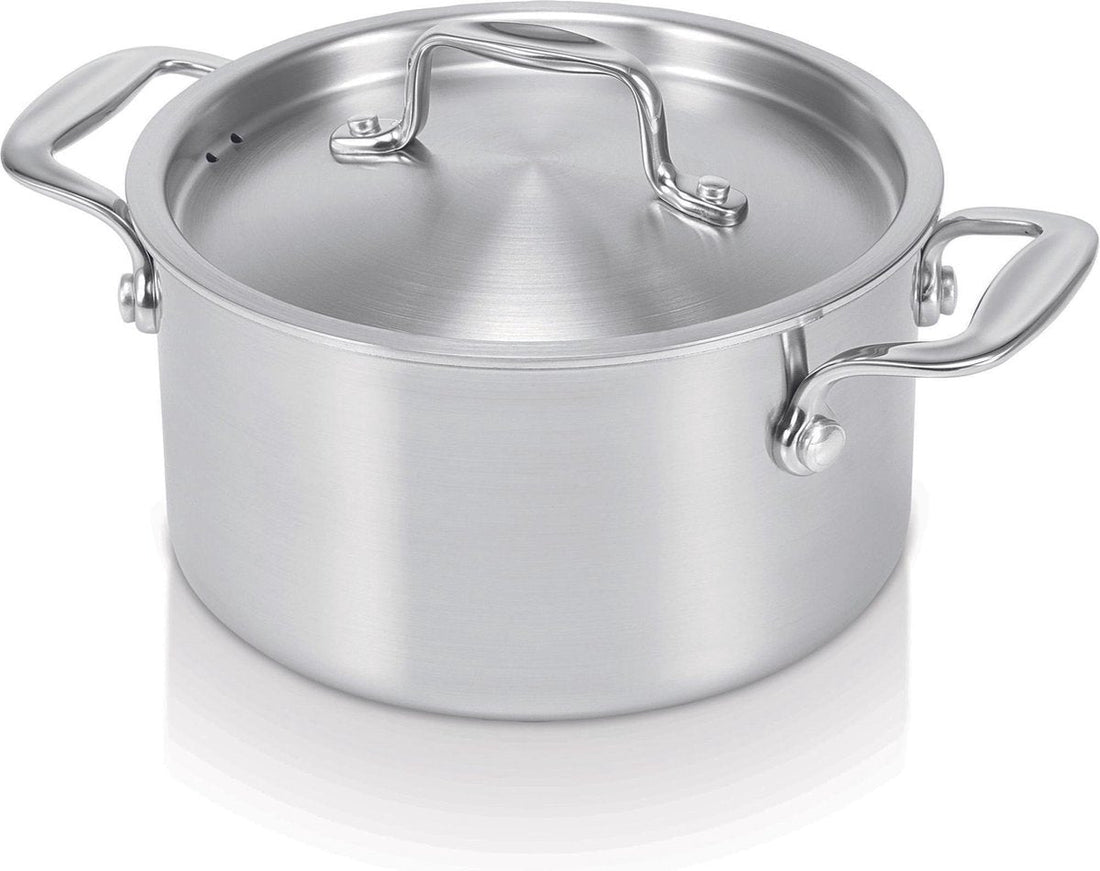 Casserole Alva Chef Tri-ply - avec couvercle - 16 cm