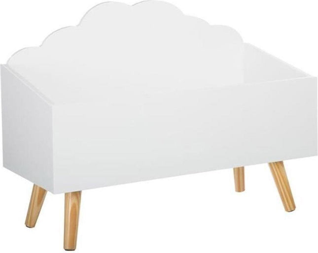 Eazy Living Wooden Toy Box Madelon White