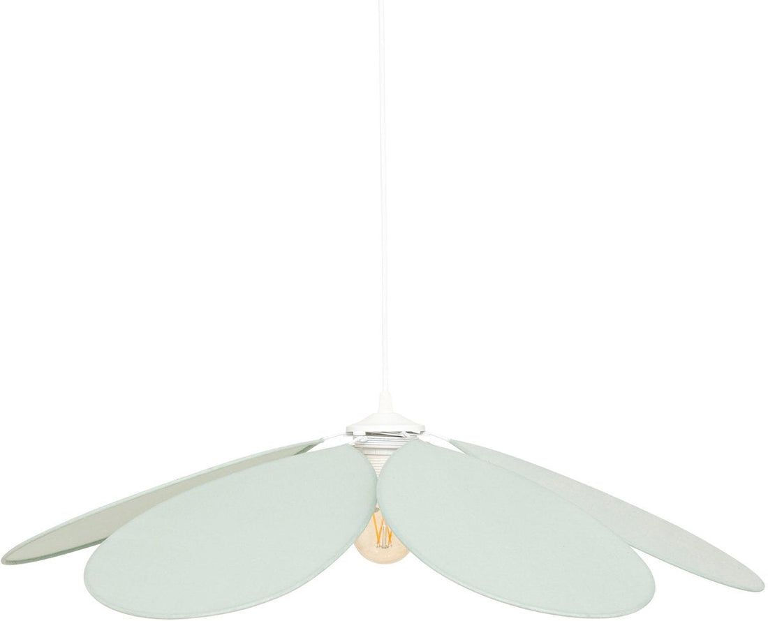 Atmosphera Kids hanglamp bloem voor de kinderkamer – groen, E27-fitting