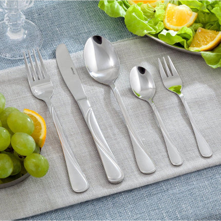 KINGHOFF 3553 - Luxuriöser Besteckkoffer - 72-teilig - für 12 Personen - Modernes Besteck