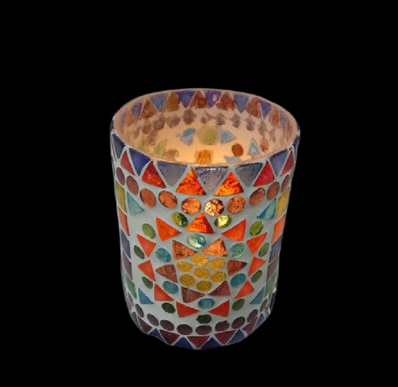 Shine tea light holder multi-color Ø 7.5 cm