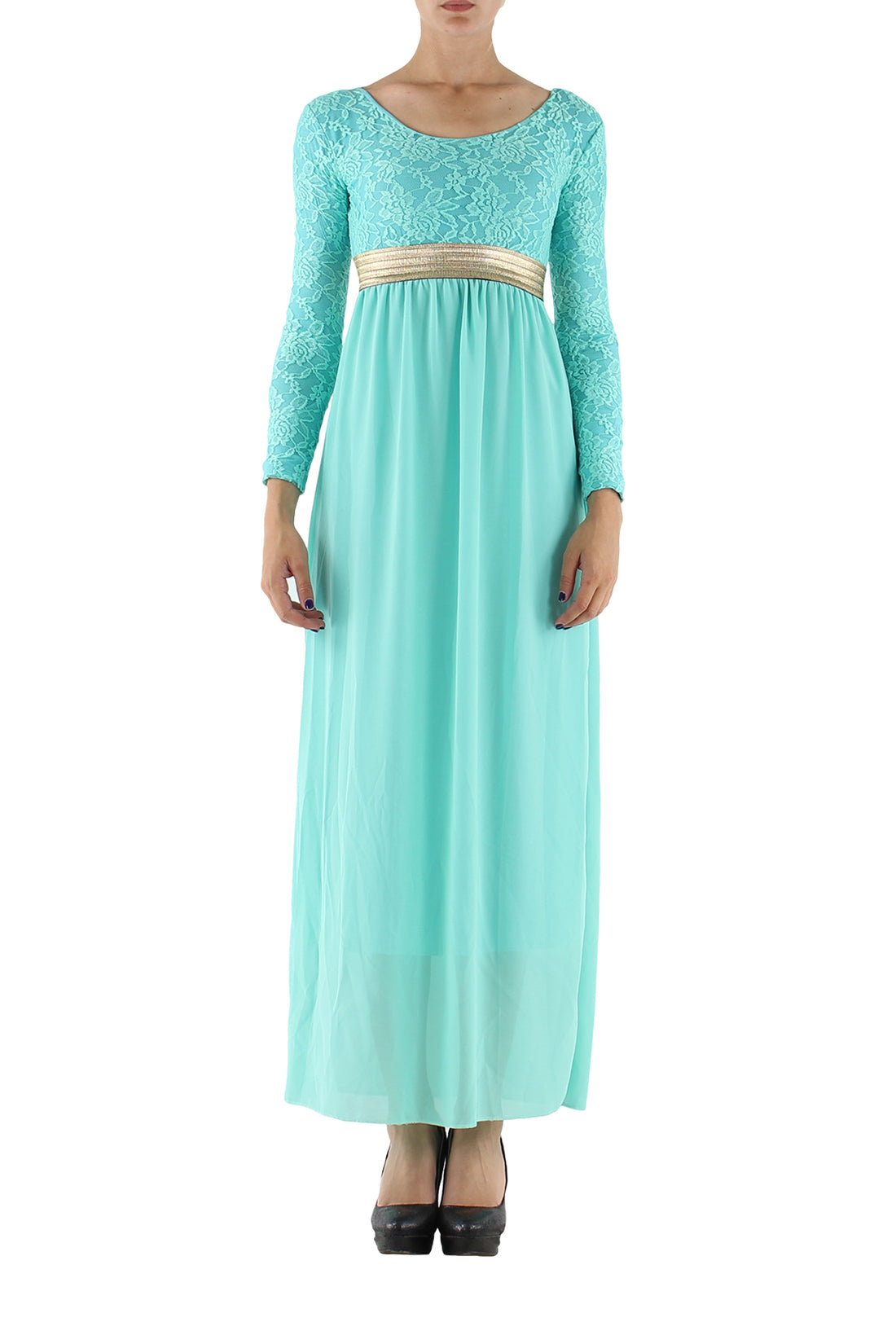 Robe aigue-marine