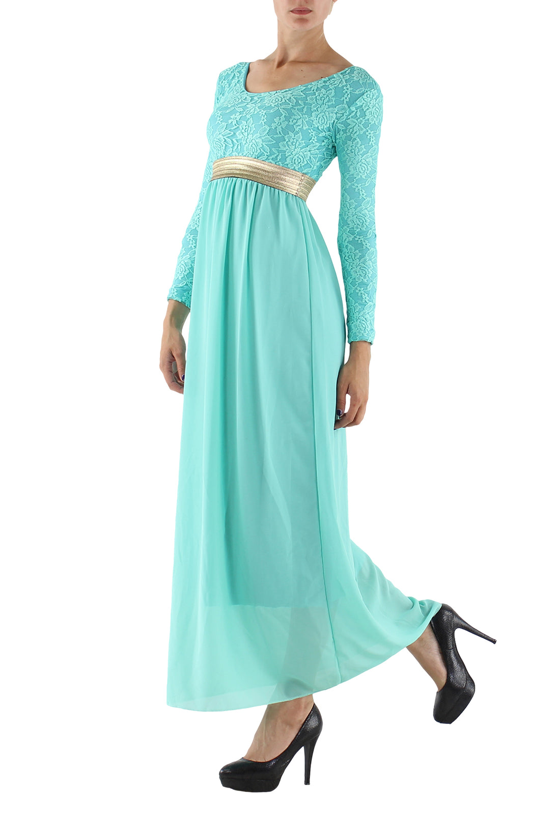 Robe aigue-marine