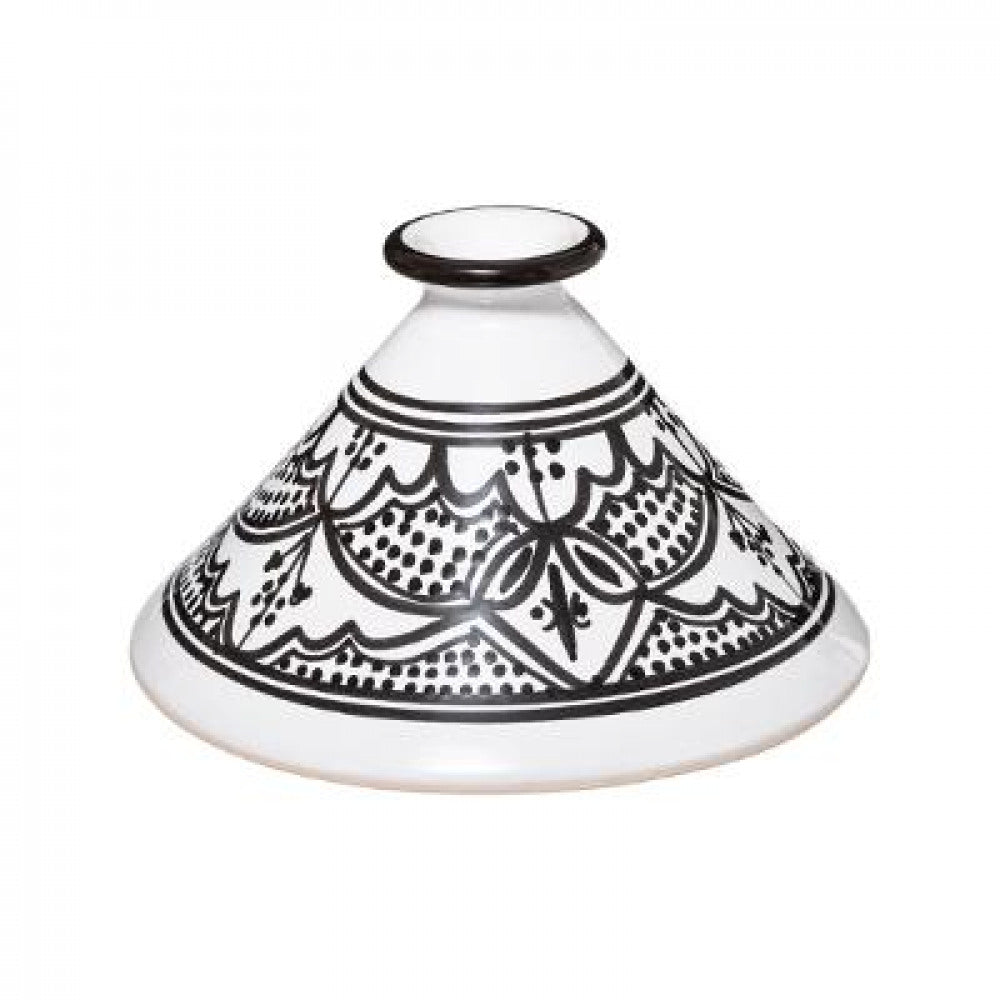 Tajine noire et blanche Ø 27 cm