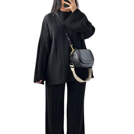 Nina Twinset – Oversized Gemütliches Set – Einheitsgröße