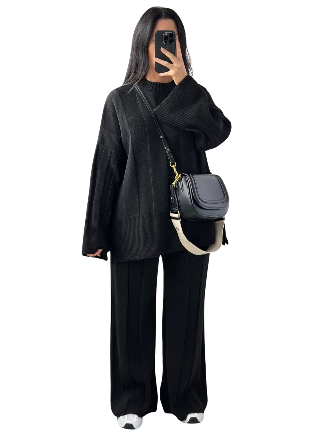 Nina Twinset – Ensemble Confortable Oversize – Taille Unique