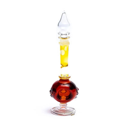 Duftöl in handgeblasener Flasche Patschuli