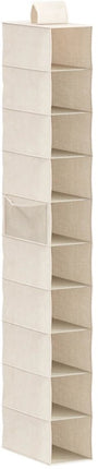 Kledingkast hang organizer 10-vaks Five® - Dressy+ - Beige
