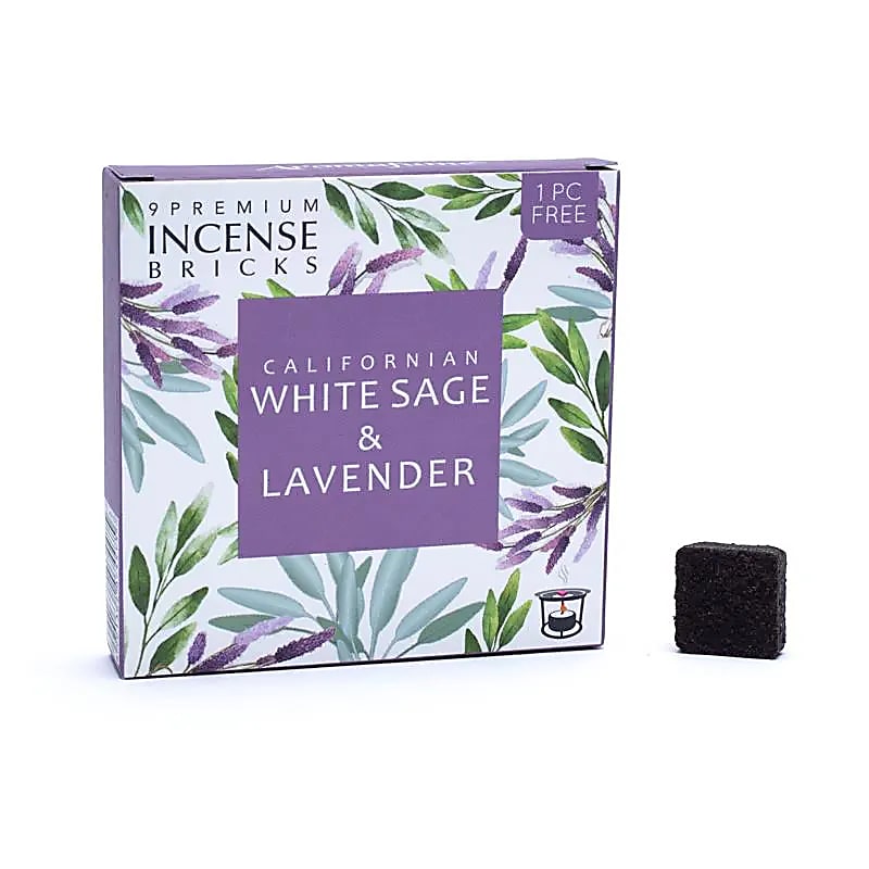 Blocs d'encens Aromafume sauge blanche & lavande
