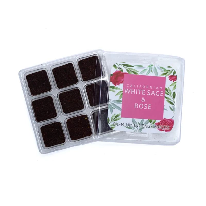 Blocs d'encens Aromafume sauge blanche & rose