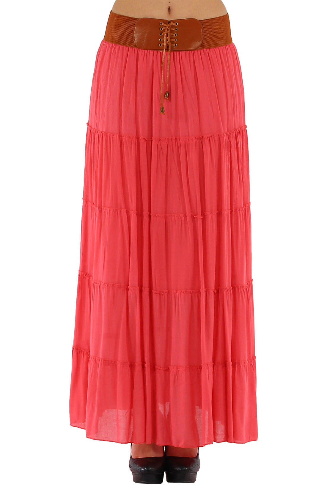 Jupe-Rose foncé