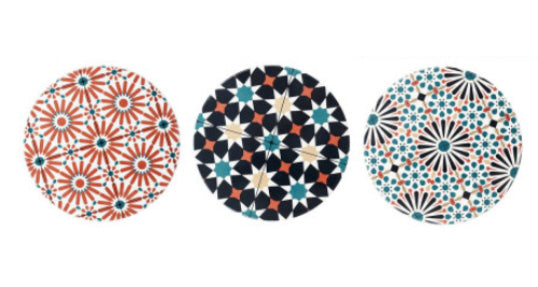 Untersetzer aus Keramikmosaik