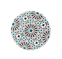 Keramische mozaïek onderzetter – rond Ø 20 cm, zwart, bruin of multicolor – foto 7