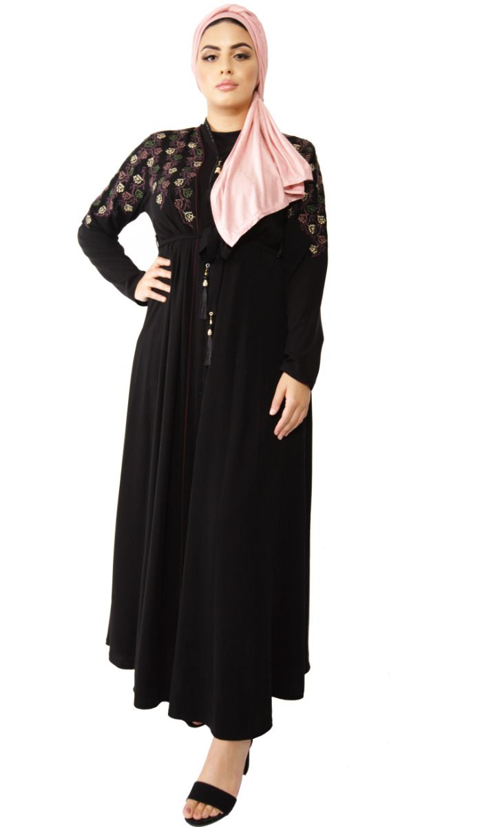 Abaya Modeste Brodée