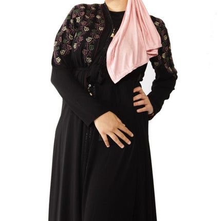 Bescheidene bestickte Abaya