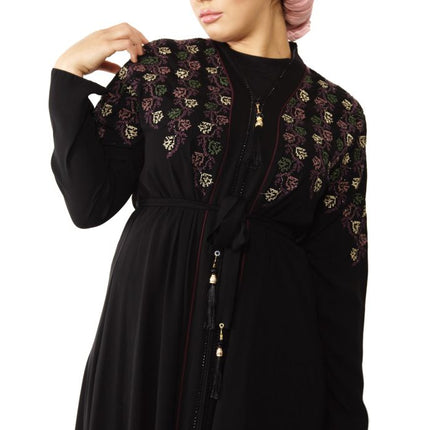 Bescheidene bestickte Abaya