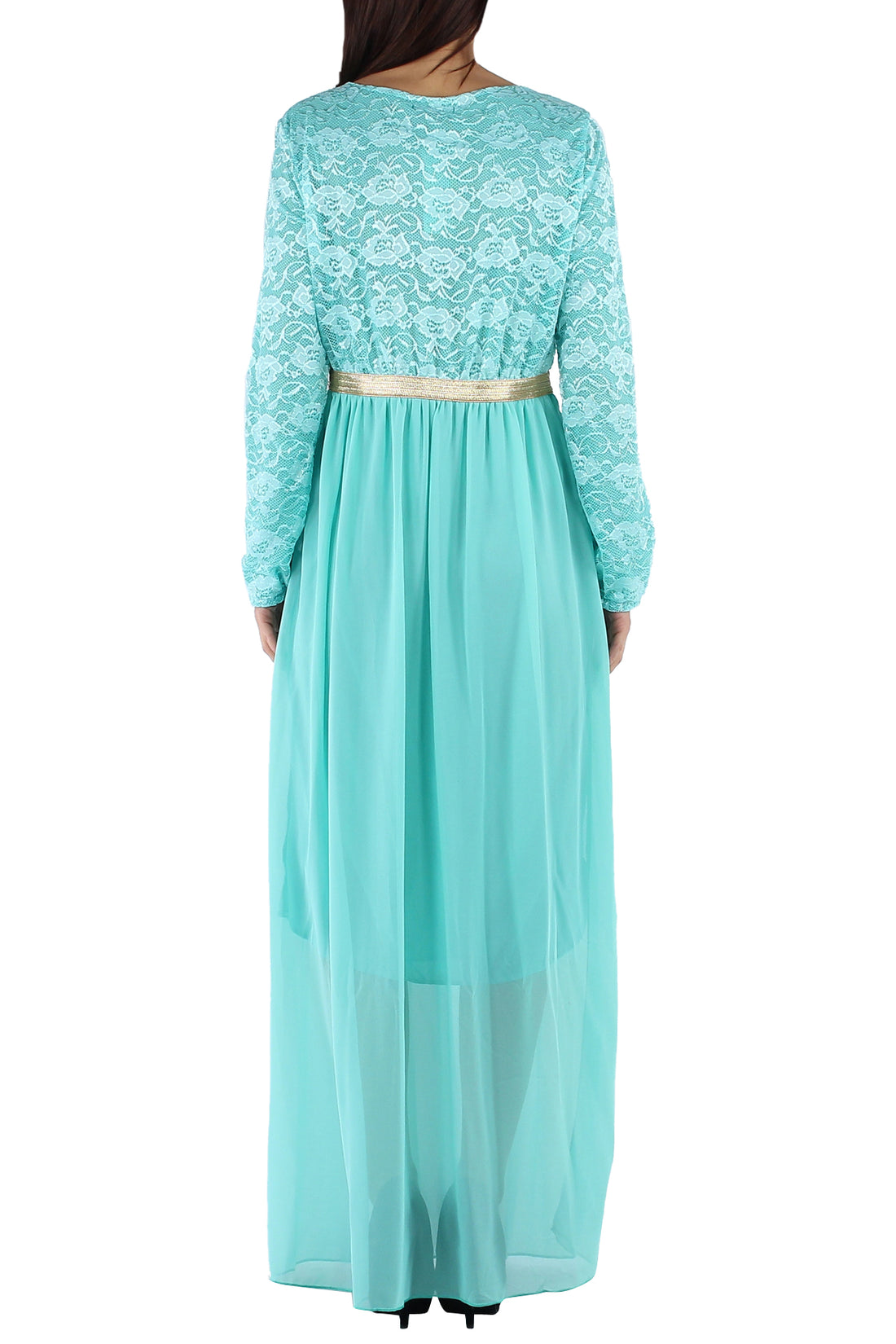 Robe longue-Aigue-marine