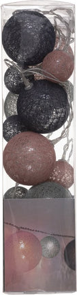 Atmosphera Lichtslinger - 20 verlichte balletjes - multi kleuren mix - 210 cm - batterijen