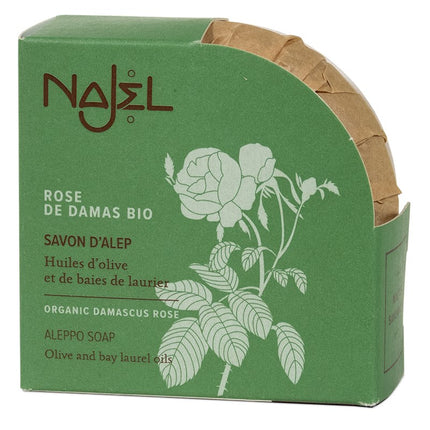 Aleppo zeep met bio Damascus roos