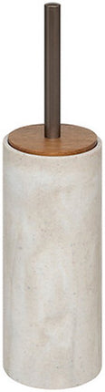 5Five Toilettenbürste Como Marble - im Halter - Kunststein - weiß - 10 x 37 cm - Bad-/Toilettenzubehör