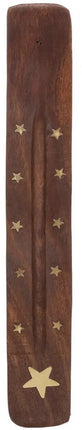 Räucherstäbchenhalter Brettchen Chi – Holz – für Räucherstäbchen – 25 x 3 cm