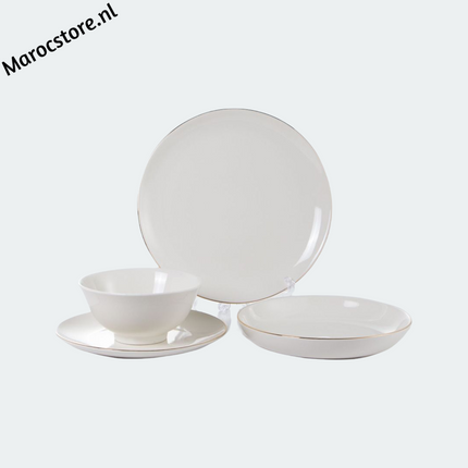 Serviesset 24-delig 6 Personen - Bright White