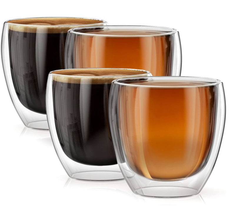 Double-walled glasses - 250 ml - 4 pieces