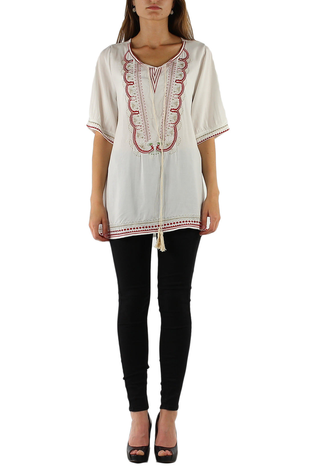 Asief Tunic-white-M