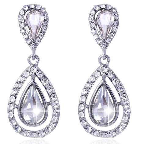 Shining Strass Couleur Argent