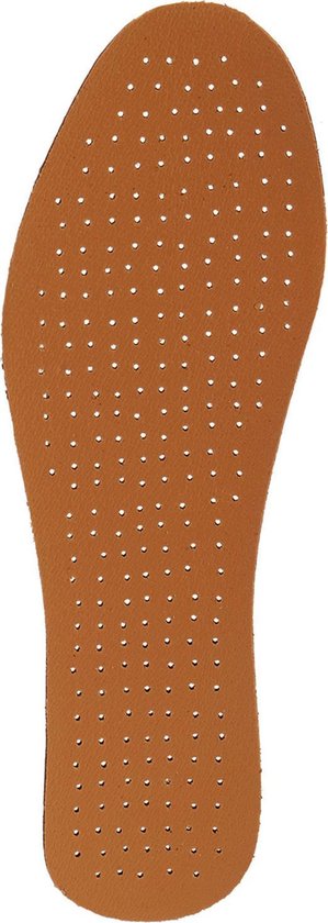 Insoles 36 X 11.5 Cm Faux Leather Brown