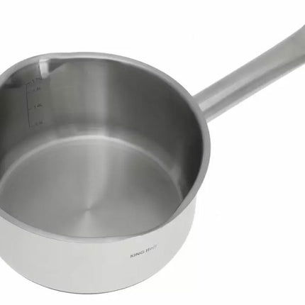 Stieltopf - Soßenpfanne Edelstahl - 2,1 Liter - 18 cm