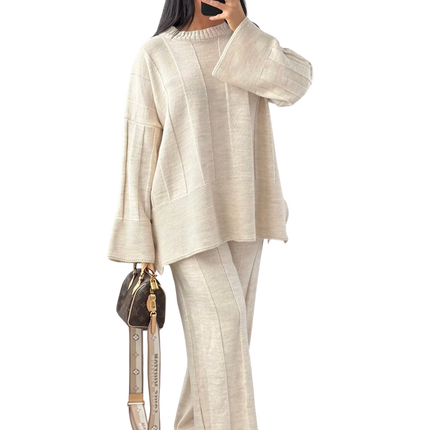 Nina Twinset – Oversized Gemütliches Set – Einheitsgröße