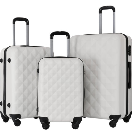 3-teiliges Hartschalenkoffer-Set – ABS – 360°-Rollen – Doppelrollen