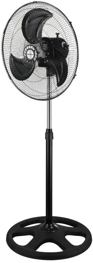 Klausberg - 3 in 1 Staande Ventilator - Vloerventilator - Krachtige Vloerventilator met Oscillatie 90° - Tafelventilator - Wandventilator - Grote Ventilator 3 Standen - 50W - Ø45cm - Zwart