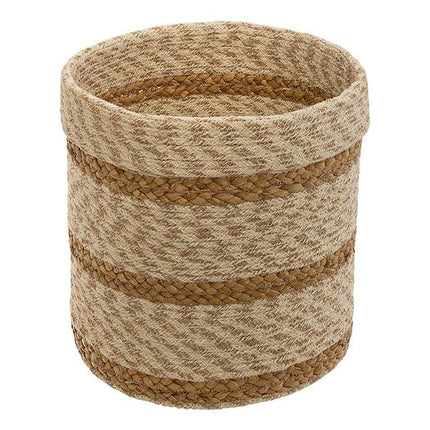 Witte zeegras jute mand x 4