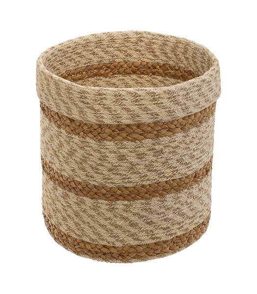Witte zeegras jute mand x 4