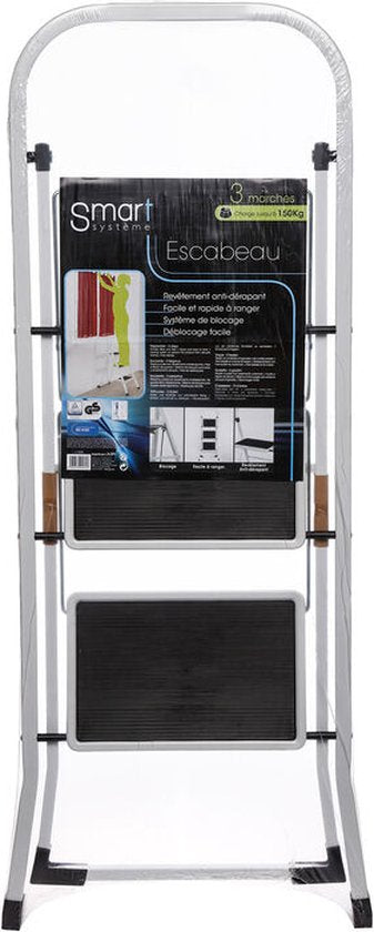Stepladder, foldable, 3 steps, max. 150 kg