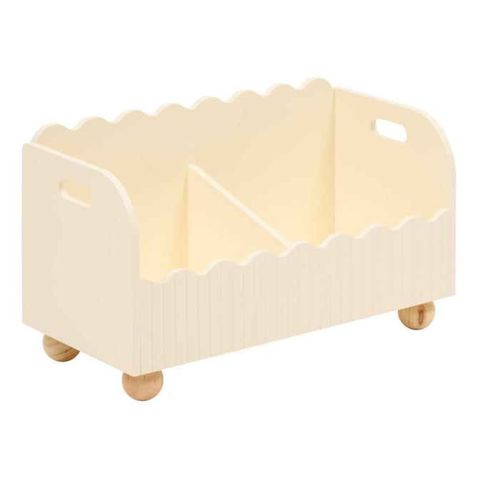 Coffre de rangement Atmosphera Kids Bouli - 60 x 36 x 30 cm - Beige