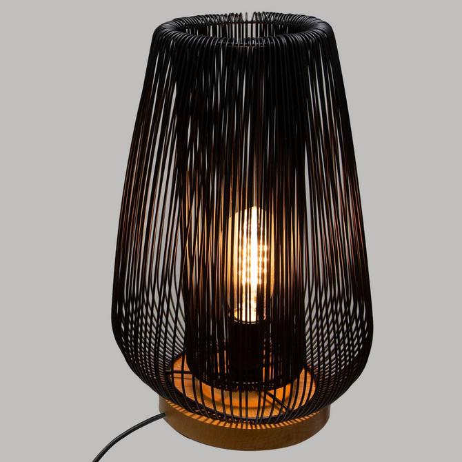 Lampe de table Noda - Fil métallique noir - 40,5 cm
