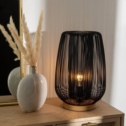 Tafellamp Noda - Zwart Metaaldraad - 40.5 cm