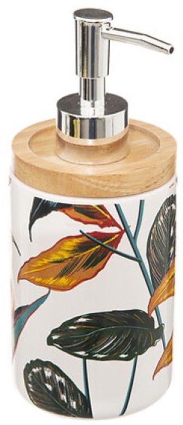 Palawan badkamer accessoires set – zeepdispenser en tandenborstelbeker – foto 5