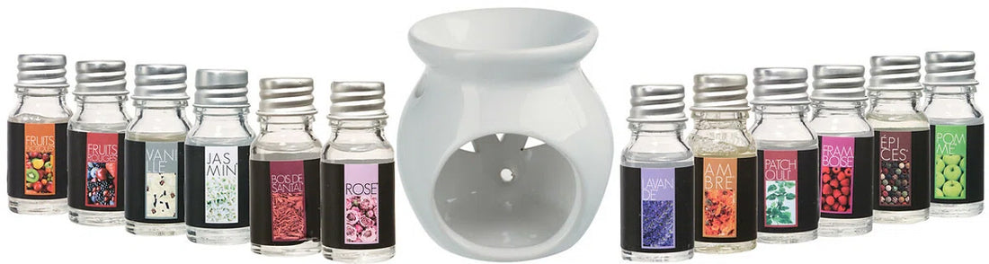 Atmosphera flacons d'huile parfumée - lot de 12